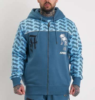 Amstaff Varek Ziphoodie Blue