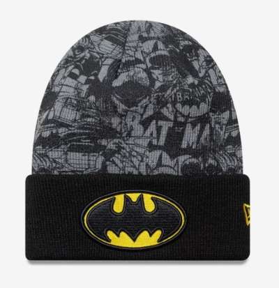 Gyerek Téli Kids New Era Knit Medium Kids DC Beanie Batman