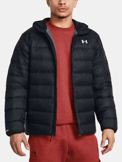 Under Armour LEGEND DOWN HOODED JACKET-BLK