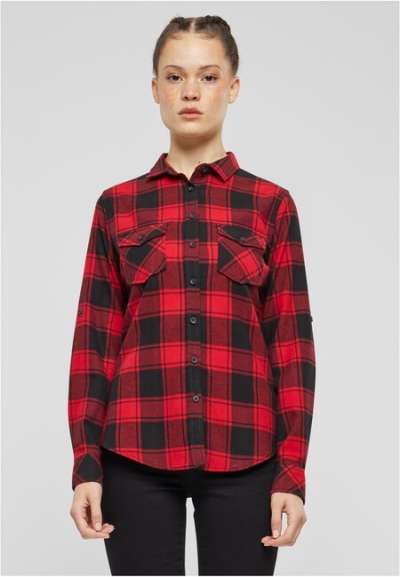 Brandit Amy Flanell Shirt GIRLS red/black