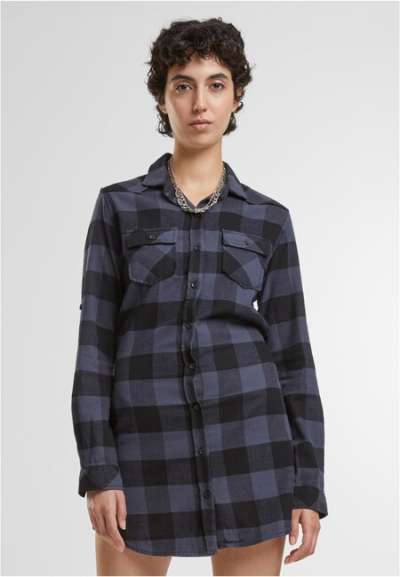 Brandit Ladies Longshirt Lucy black/grey