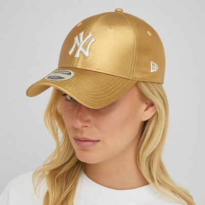 Női Sapka New Era 9Forty Womens MLB Metallic NY Yankees Gold