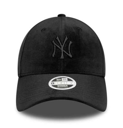 Női Sapka New Era 9Forty Womens MLB Leo Velour NY Yankees Black