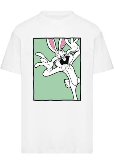Mr. Tee Looney Tunes Funny Face Oversize Tee white