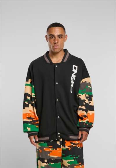 Dangerous DNGRS Reckless College Jacken black/pixelcamouflage