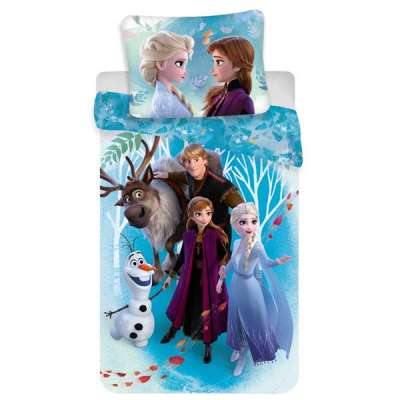 Ágynemű garnitúra Disney Jégvarázs Frozen 2 Family 140x200 cm + 70x90 cm