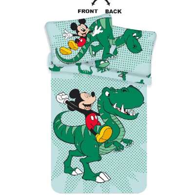 Ágynemű garnitúra Disney Mickey Mouse Dino baby 100x135 cm + 40x60 cm