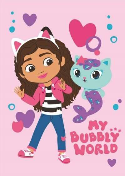 Gyerek polár takaró Gabby´s Dollhouse 