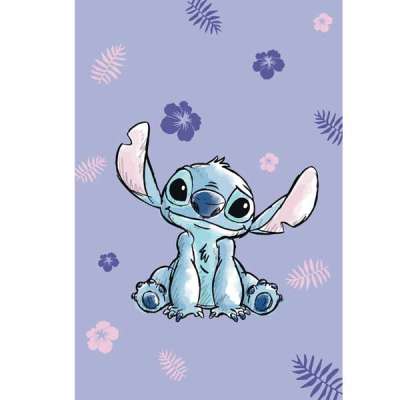 Mikroszálas takaró Lilo and Stitch 100x150 cm