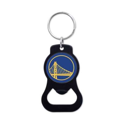 WinCraft NBA Black Bottle Opener Key Ring Golden State Warriors