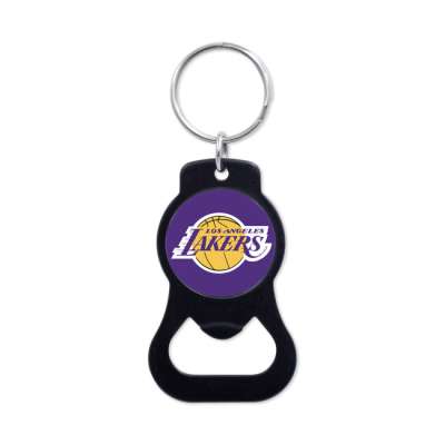 WinCraft NBA Black Bottle Opener Key Ring Los Angeles Lakers