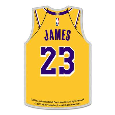 WinCraft NBA Collector Pin Jewelry Card LeBron James Los Angeles Lakers