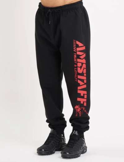 Amstaff Logo 2.0 Sweatpants Black Red