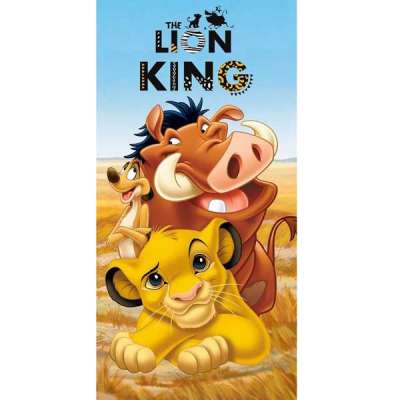 Fürdőtörölköző Lion King 70 x 140 cm