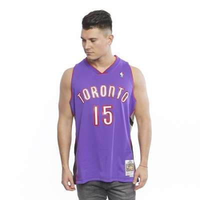 Mitchell & Ness Toronto Raptors #15 1999 Vince Carter purple/black Swingman Jersey