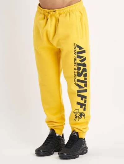 Amstaff Logo 2.0 Sweatpants Yellow Black