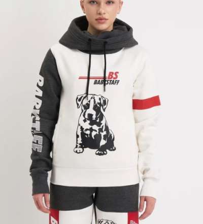 Babystaff Nela Hoodie White Grey