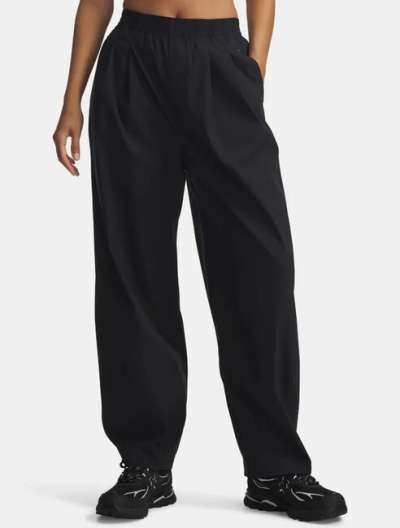 Under Armour UA Unstoppable Wvn Pleat Pt-BLK