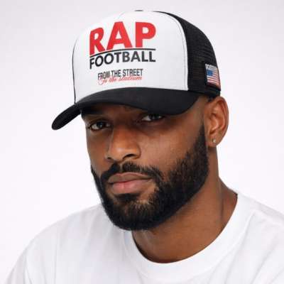 Sapka Rap & Football From the streets to the stadium AF Trucker Cap Black