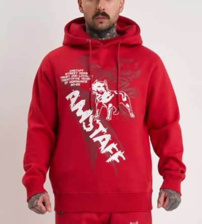 Amstaff Narek Hoodie Red