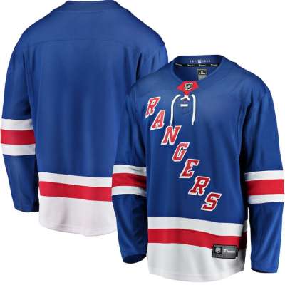 Fanatics NHL Home Breakaway Jersey New York Rangers blue