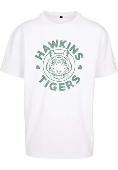 Mr. Tee Stranger Things Hawkins Tigers Oversize Tee white
