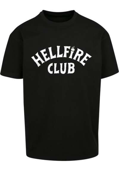 Mr. Tee Stranger Things Hellfire Club Heavy Oversize Tee black