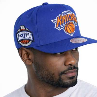 Mitchell & Ness NBA Conference Patch Snapback HWC New York Knicks blue