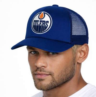 Mitchell & Ness NHL Evergreen Trucker Edmonton Oilers blue