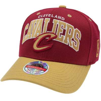 Mitchell & Ness snapback Cleveland Cavaliers Team Arch Snapback dark red/gold