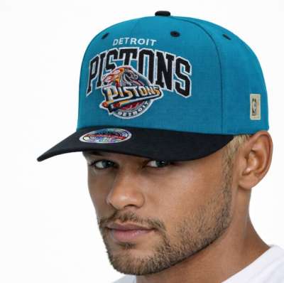 Mitchell & Ness snapback Detroit Pistons Team Arch Snapback teal/black