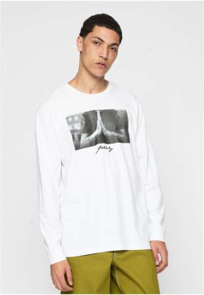 Mr. Tee Pray Longsleeve white