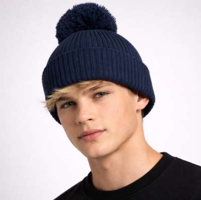 Brandit Bobble Hat navy