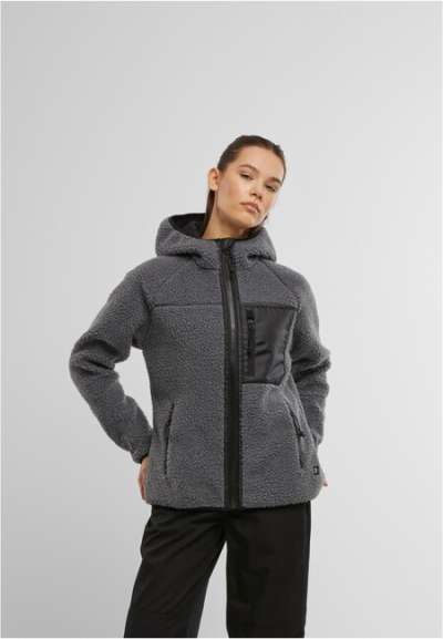 Brandit Women Teddyfleece Hooded Jacket 15Y antracite