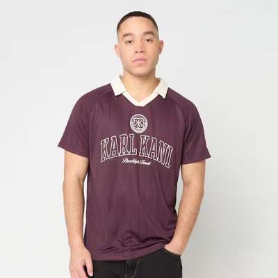 Karl Kani Heritage Emblem Shadow Pinstripe Soccer red