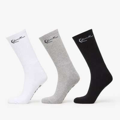 Karl Kani Signature Socks 3-Pack black/grey/white