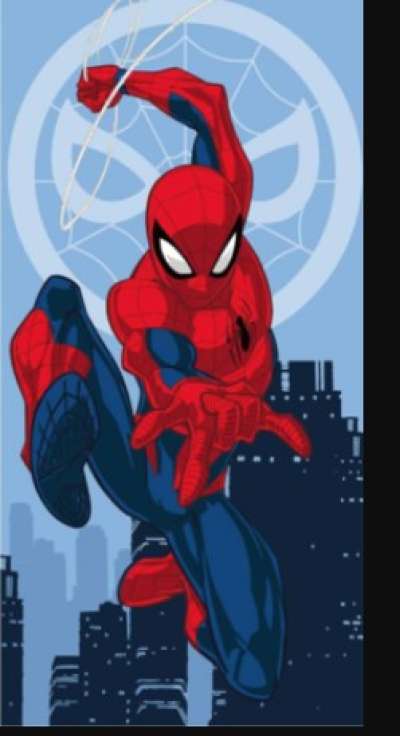 Fürdőtörölköző Marvel Spider man Jump 70 x 140 cm