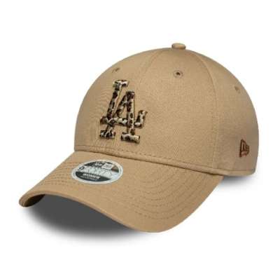 Női Sapka New Era 9Forty Womens MLB Animal Infill LA Beige Leopard