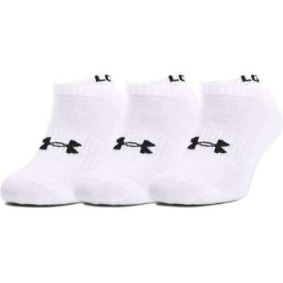 Under Armour UA Core No Show 3Pk-WHT