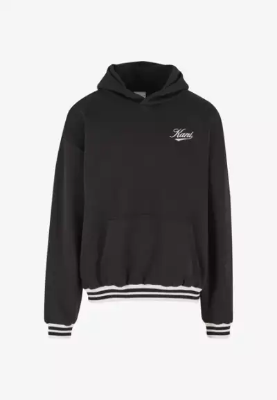 Karl Kani Sweatshirt Cursive Varsity Oversized Hoodie black