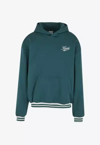 Karl Kani Sweatshirt Cursive Varsity Oversized Hoodie green