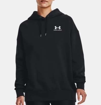 Under Armour Essential Flc OS Hoodie-BLK