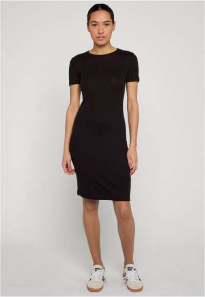 Urban Classics Ladies Basic Slim Fit T-Shirt Dress black