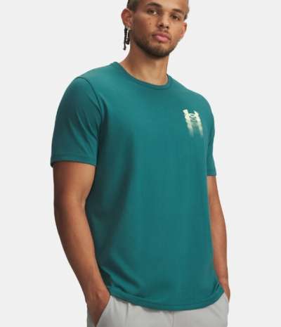 Under Armour UA M BLUR LOGO SS-GRN