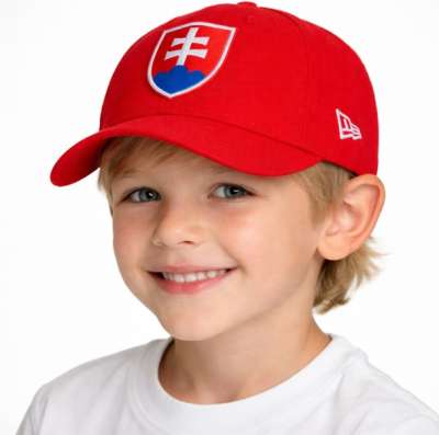 Gyerek Sapka Kids NEW ERA 9Forty Kids Core Slovak Republic Scarlet Cap