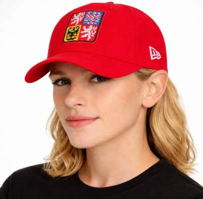 sapka New Era 940 Core Cap Czech Republic Scarlet Cap