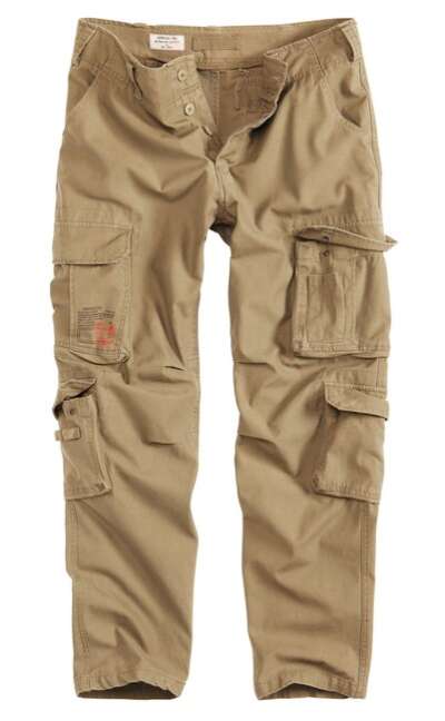 Nadrág Surplus Airborne Vintage Slimmy Fit Pants Beige