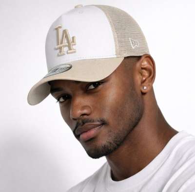 sapka New Era 940 Af Trucker cap MLB Leagues Essential LA Dodger Stone White Cap