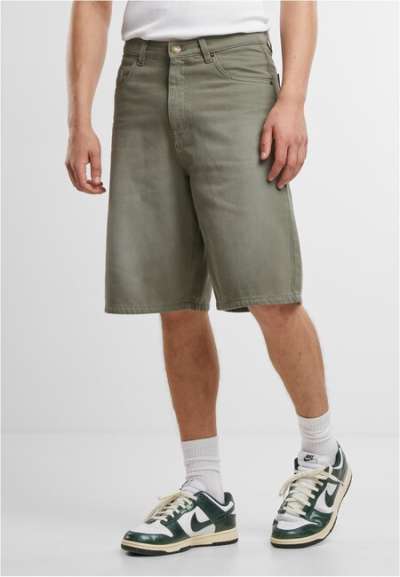Urban Classics 90's Heavy Denim Shorts paleolive