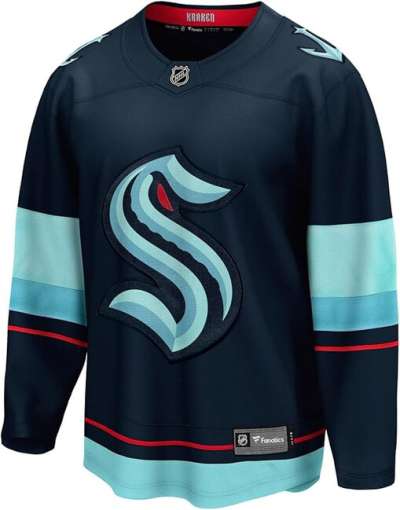 Fanatics NHL Home Breakaway Jersey Seattle Kraken LUNAR NAVY